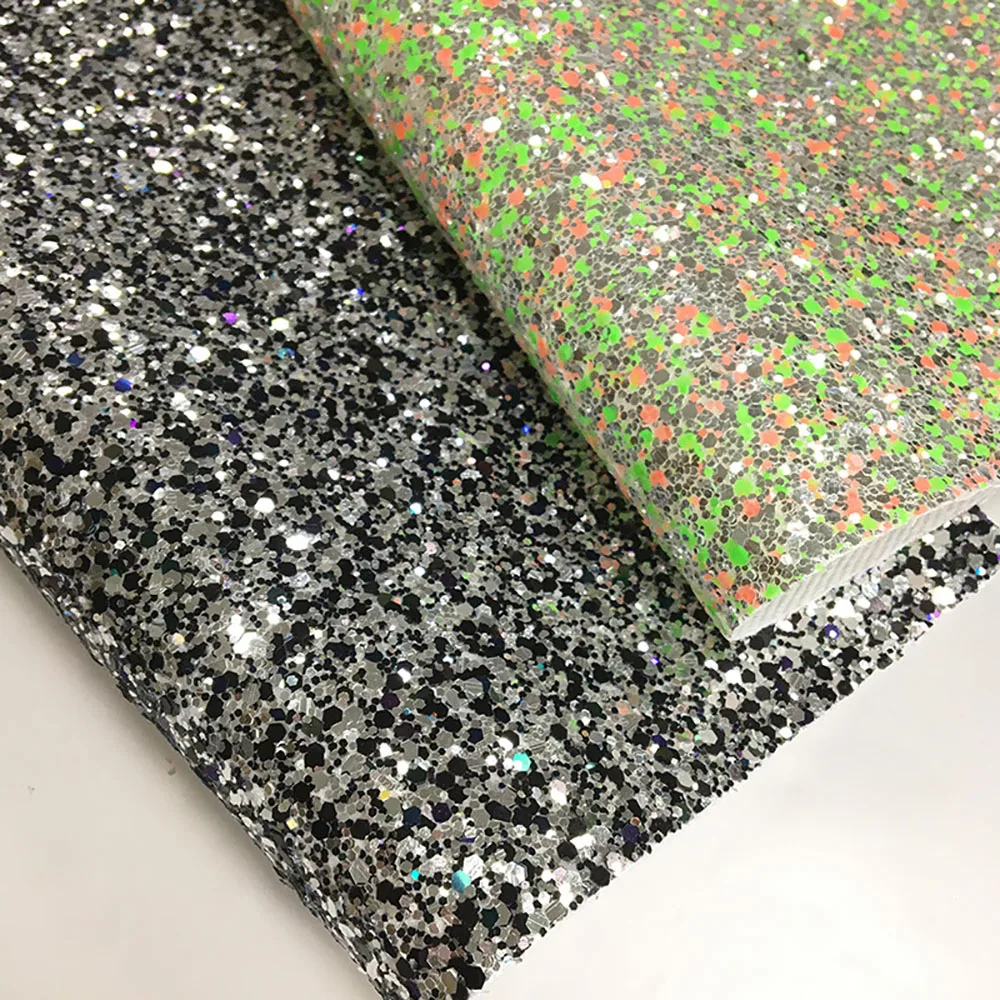 Lychee Life 29x21 см блесток искусственная кожа A4 красочные ПУ ткань DIY Ручная работа швейные принадлежности для одежды украшения
