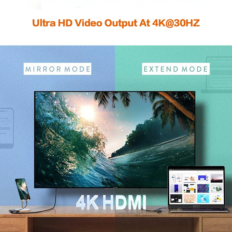 USB type c концентратор мульти usb 3 0 к hdmi адаптер док станция с PD sd TF карта для MacBook Pro