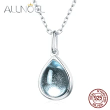 ALLNOEL женское ожерелье с подвеской из чистого 925 пробы серебра 100%