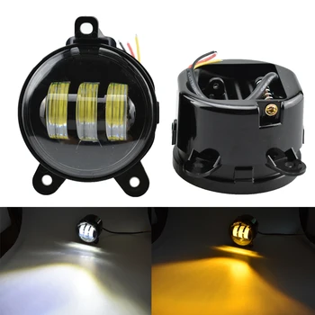 

2pc 3.5''inch Fog Lamp Assembly Super Bright 30w 6000k 12v Led Fog Light for lada Priora