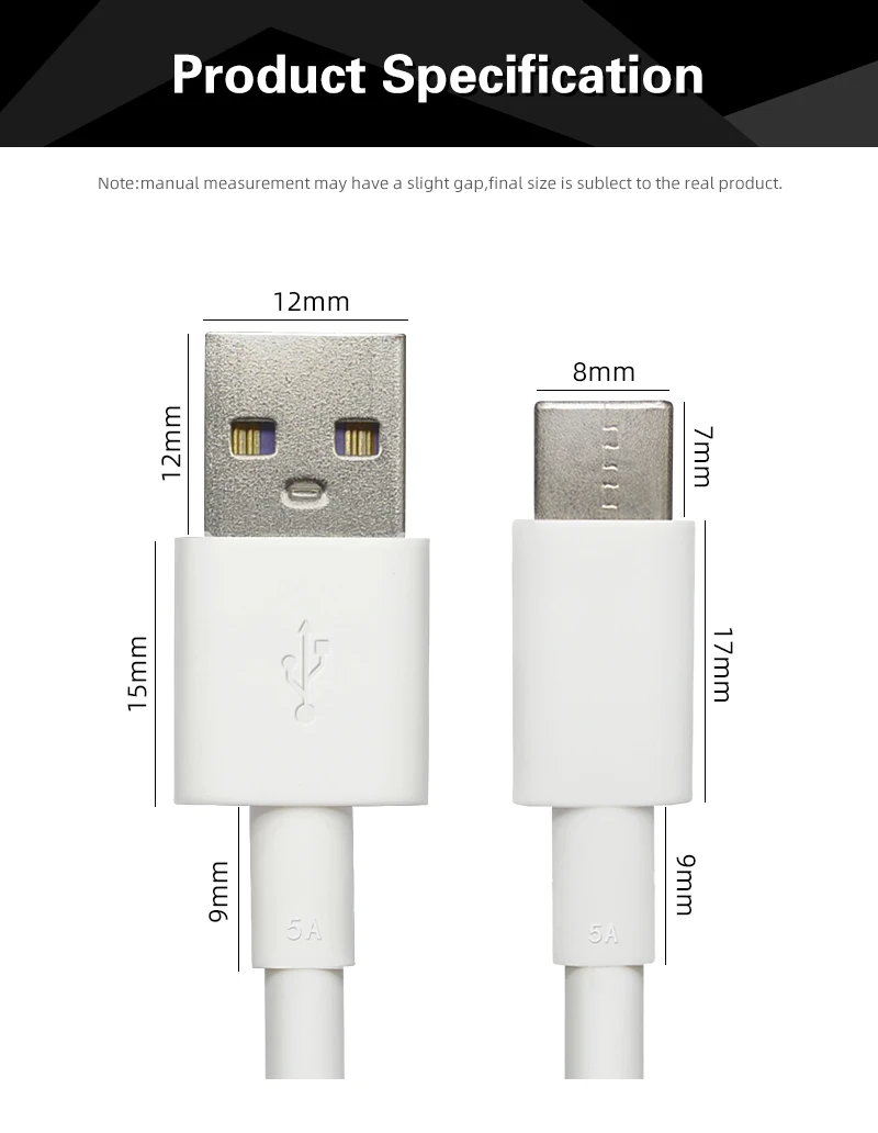 CHAURE 5A USB type c кабель 0,5 m 1m 2m Быстрая зарядка Kable для huawei P30 P20 mate 9 20 Pro Телефон супер Зарядка Поддержка синхронизации данных