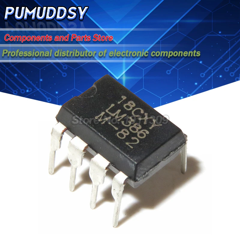10 шт. LM386N DIP8 LM386 DIP 1 новый и IC|Интегральные схемы| |