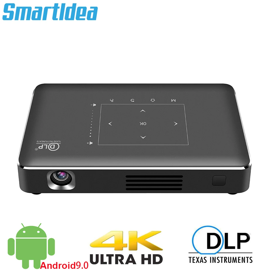 Smartldea P10 II Mini 4K проектор android 9 0 Dual 2 4G 5G wifi Bluetooth 4 1 smart proyector full hd 1080p