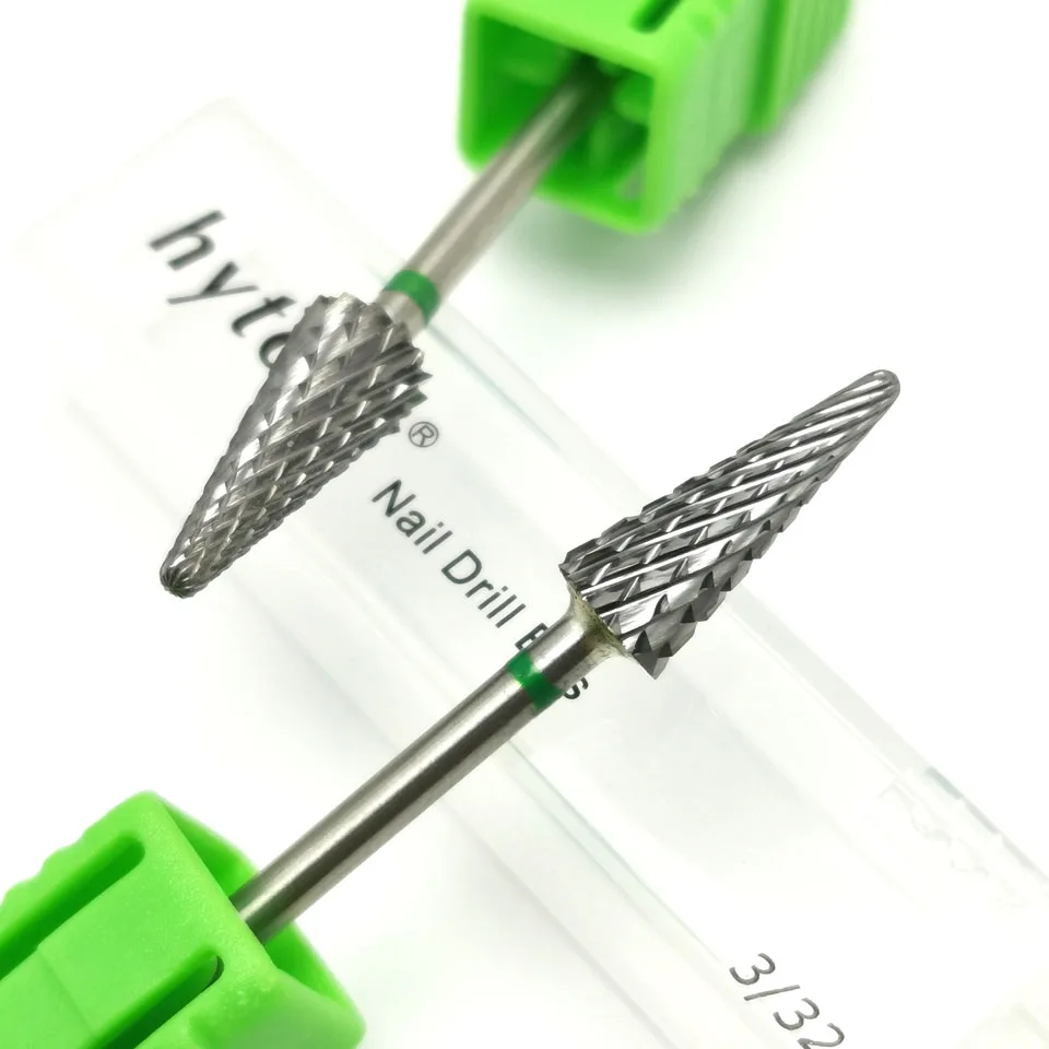 Cone Carbide Nail Drill Bit 3/32" Milling Cutter Manicure Rotary Burr Nail Bits Electric Drill Accessories Tool nail drill bit,nail drill bits