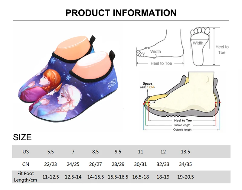 Пляжные туфли для девочек; сезон лето; детские туфли принцессы с героями мультфильмов; туфли для плавания с динозавром; тапочки для маленьких мальчиков; детские носки для дайвинга для малышей