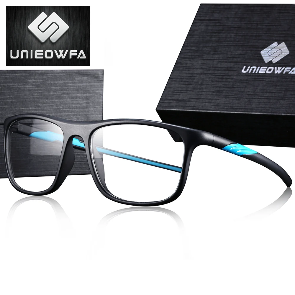 

TR90 Sport Optical Glasses Frame Men Progressive Prescription Eyeglasses Frame Myopia Clear Spectacles Frame Transparent Eyewear