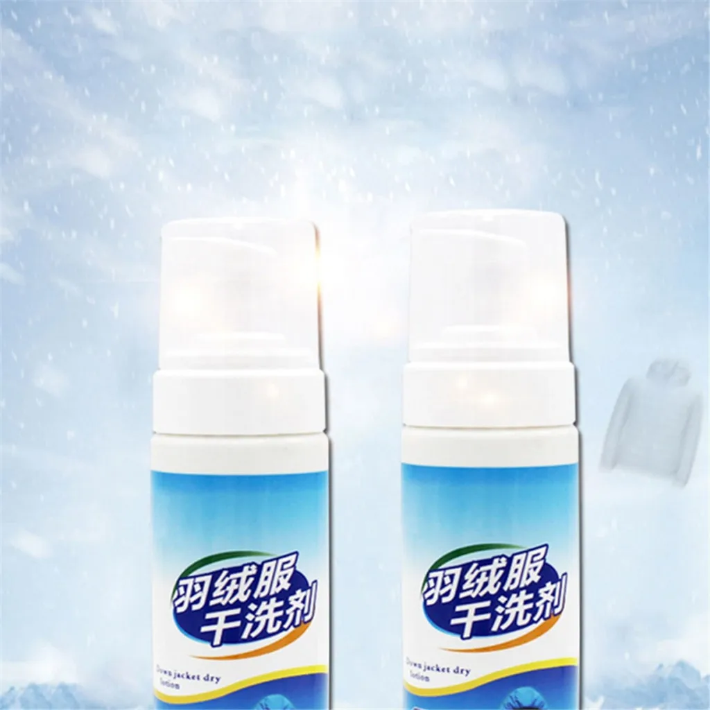 120ml Down Foam Dry Cleaning Agent Dry Cleaning Spray Clothing Protection Wash-Free Liquid Cleaner Refurbishing Cleaner