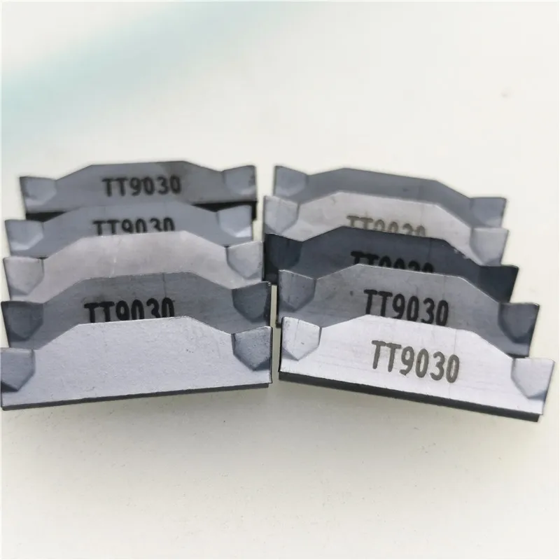20 шт. TDC3 TT9030 поворотные твердосплавные вставки инструмент токарный фреза режущий инструмент для ЧПУ слот для резки