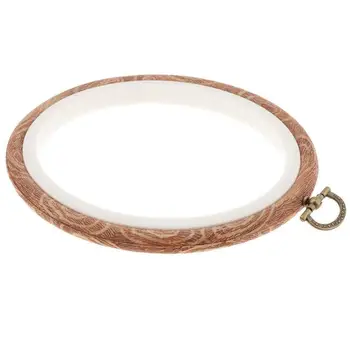 

Plastic Oval Frame Hoop Ring Embroidery Cross Stitch Sewing Tools Craft - 19x15cm