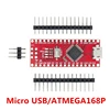 Nano Micro USB с Загрузчиком совместимый Nano V3 красный контроллер для arduino CH340 USB драйвер 16 МГц Nano v3.0 ATMEGA168P ► Фото 1/4