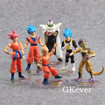 

6 pcs/Set Dragon Ball Z Super Saiyan Goku Vegeta Piccolo PVC Action Figures Toys 10-13 cm Kids Gift