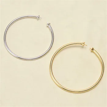 

925 Sterling Silver Bangle Bracelets adjustable Lobster clasps DIY Bracelets Chains for jewelry making