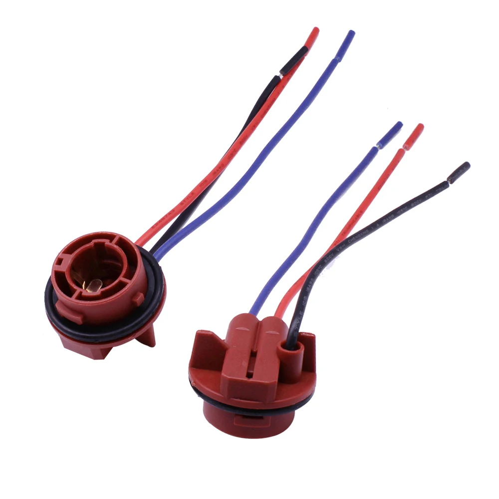 YUNPICAR 1157 2057 2357 BAY15D Разъем соединительный провод, жгут для сигнала поворота/тормоза/поворота/задний свет розетки для лампочек(упаковка из 2