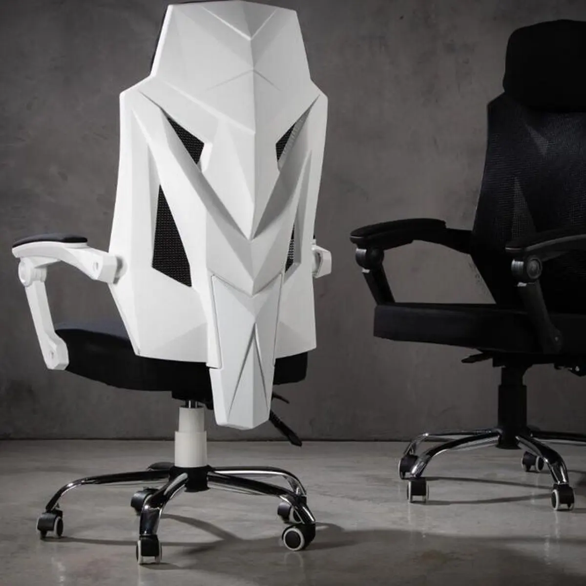 Mesh Chair High Back Racing Gaming Chair Ergonomic Office School Chairs Recliner Seat With Footrest