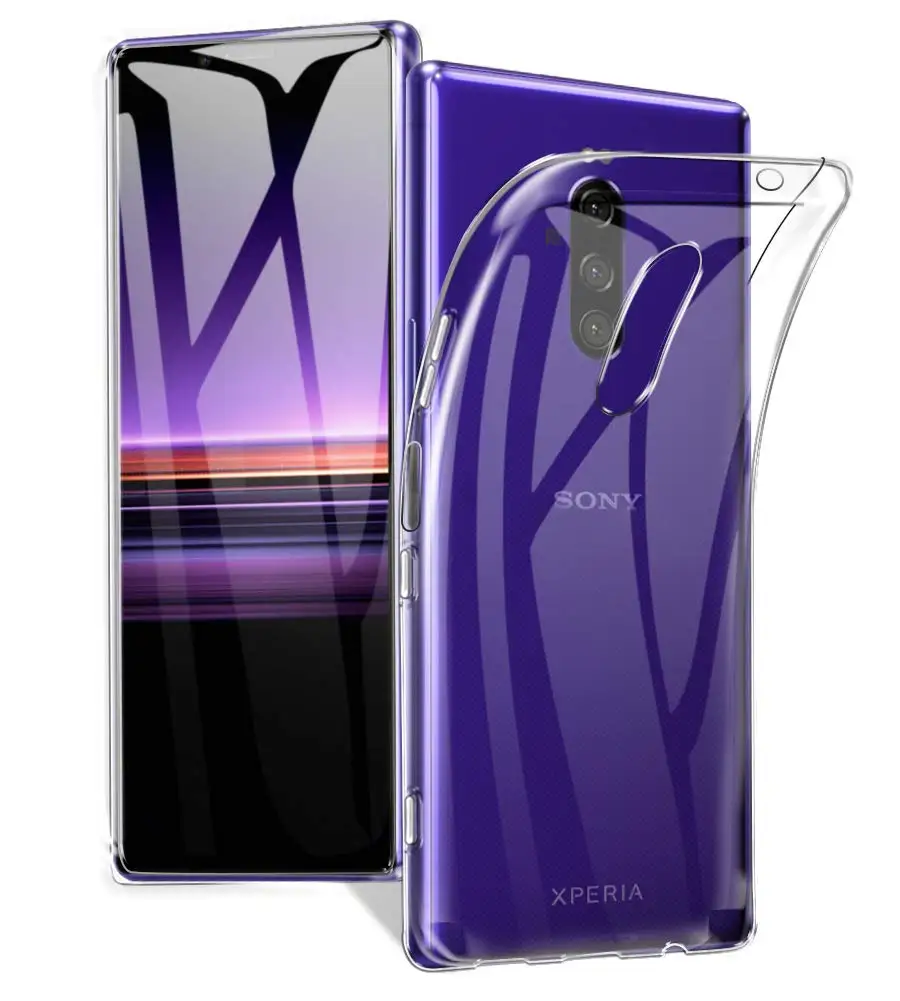 

For Sony Xperia 1 Case Ultra Thin Clear Soft TPU Cover Case For Sony Xperia 1 Xperia1 J8110 J8170 J9110