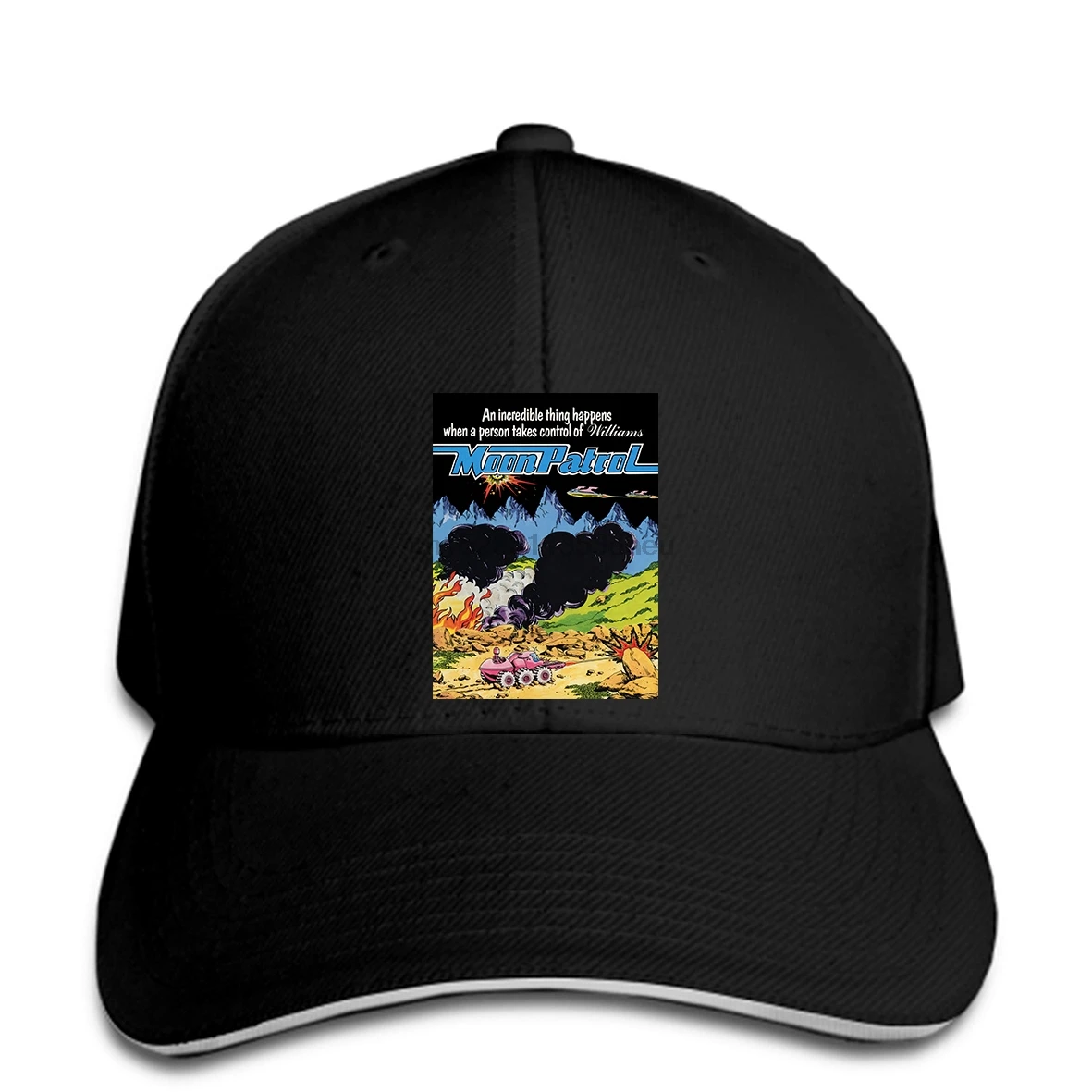 Moon Patrol, бейсбольная кепка 80s для аркадных игр