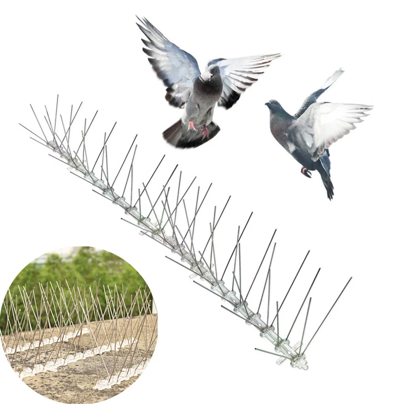 

10M Plastic Pigeon-spikes Birds Pest Control Repeller Anti Bird Anti Pigeon Spike For Get Rid Of Pigeons And Scare Bird Dropship