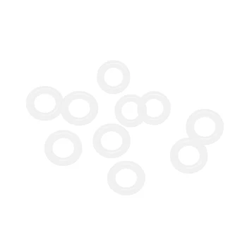 

uxcell Silicone O-Rings 11mm OD, 6.2mm Inner Diameter, 2.4mm Width, Seal Gasket White 10Pcs