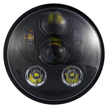 

Motorbike Round 5.75inch 90W LED Head Lamp High Low Beam Waterproof Halo Angle Eyes DRL Lamp for Truck Jeep Wrangler
