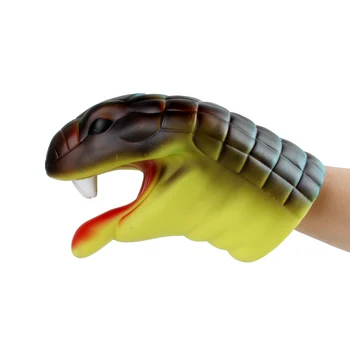 

Realistic Dinosaur Finger Puppet Animal Head Model Figure Glove Children Toys Decoration Toys for Children Gift Halloween Decor