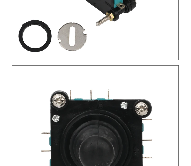 5A 240V переключатель джойстика 4NO 4NC мгновенный 2 4 положения 360 градусов пружинный возврат 2,5 мм фиксирующая резьба крест Monolever переключатель