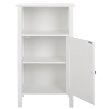 

45 x 30 x 80cm FCH One Door Bathroom Cabinet White Bathroom Cabinet side cabinet and bedside table