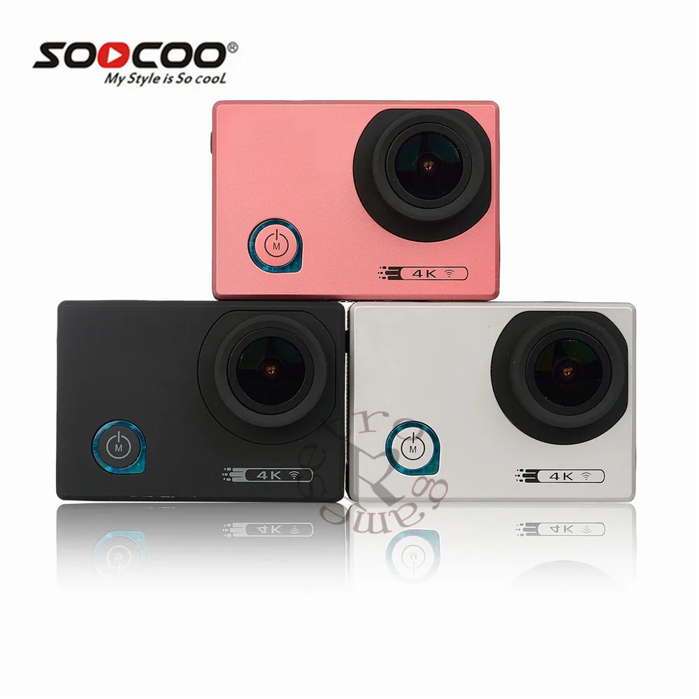 SOOCOO F80 WIFI Водонепроницаемая цифровая видеокамера 4k Спортивная Экшн-камера Ultra HD