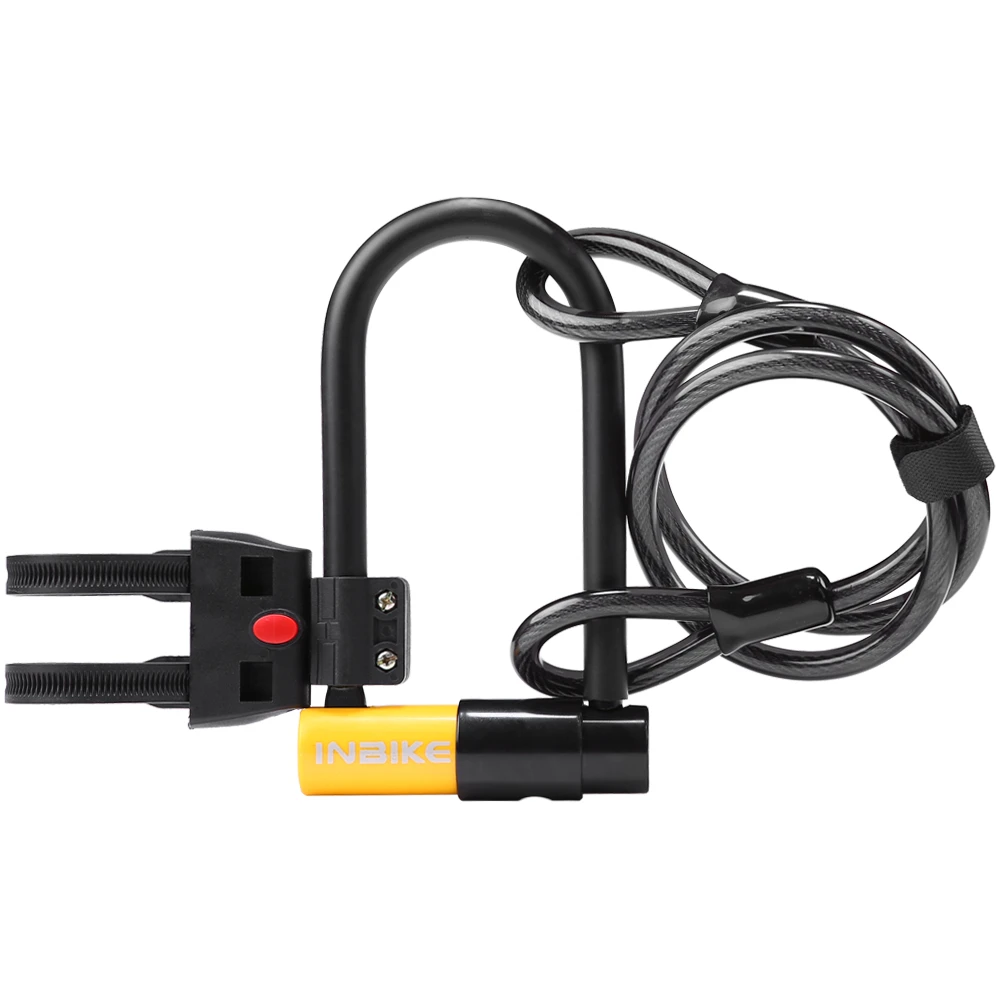 

Bicycle U Lock Bike Lock For Bicycle Heavy Duty Secure Lock with Mounting Bracket Accessories For Bicycle