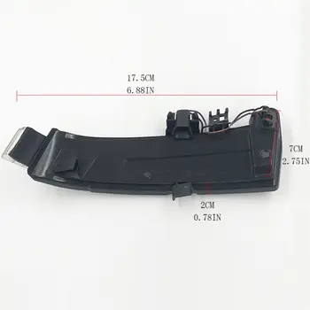 

1Pair Car Left and Right Side Door Mirror Turn Signal Light Lane Change for W204 Auto Parts