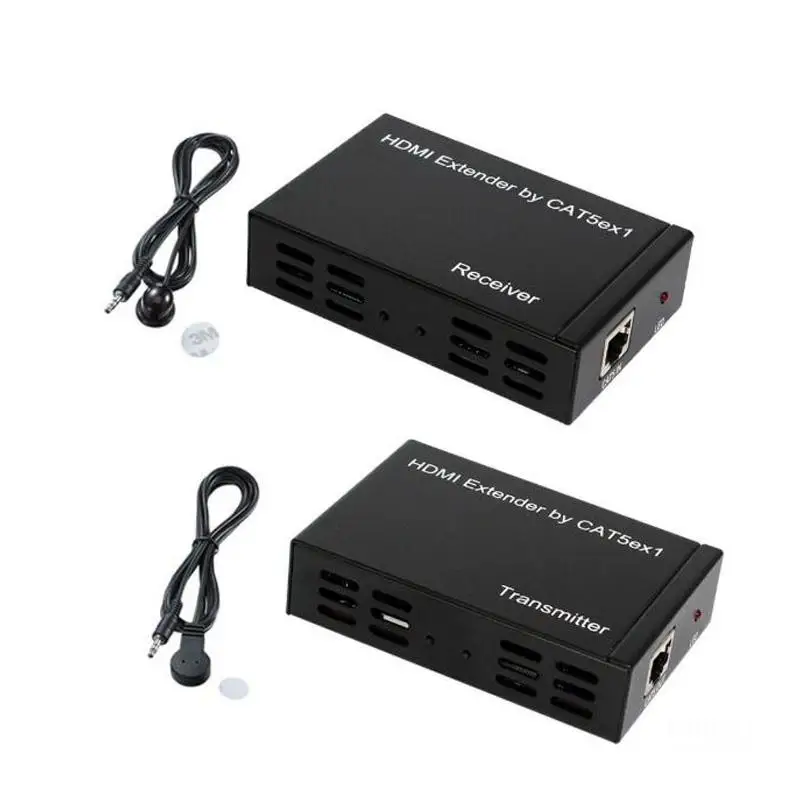 100 м 1080P HDMI удлинитель по одному RJ45 сетевой UTP кабель Cat5E Cat6 TCP/IP удлинитель ИК Контроль Contorl повторитель HDCP IR Pass