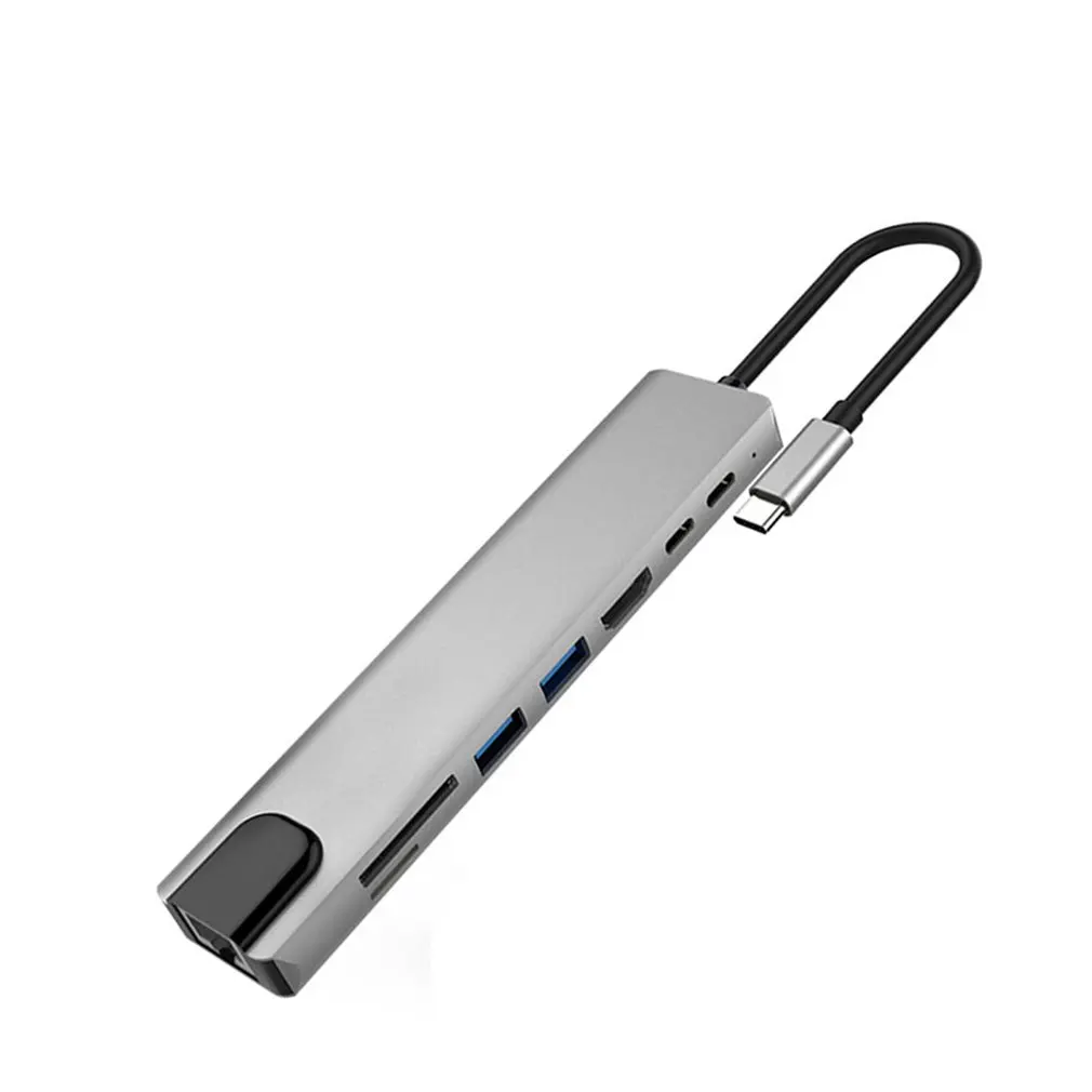 

USB C Laptop Docking Station USB 3.0 HDMI Gigabit PD Fealushon for MacBook Samsung Galaxy S9 /S8 / S8+Type C Dock USB HUB