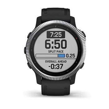 

For Garmin Fenix 6S Scale Watch Ring Adhesive Cover Anti Scratch Stainless Steel Concave-convex Scales Can Replace The Steel