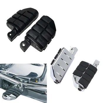 

Male Mount Footpegs Footrests For Harley Softail Sportster Dyna Glide Fat Boy Road King Honda GOLDWING GL1500 1200 1800 Yamaha