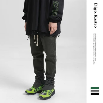 

2019 New Style Brand FOG Style Zipper Small Bottom Pants Original Men Casual Pants Streetwear Personality Pants Men