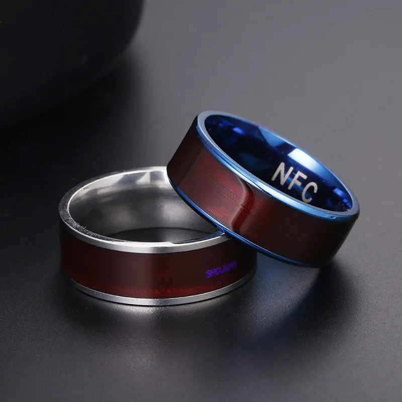 

NFC Home Smart Ring Titanium Steel Digital Finger Jewelry For Android Windows NFC Mobil Smart Ring Intelligent Jewelry