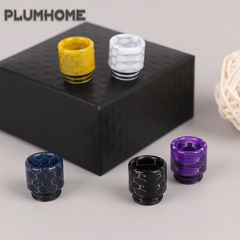 

New Hot Sale Wide Spiral Drip Tip Mouth Piece Anti Spit-Back Drip Tip 810 Cigarette Holder