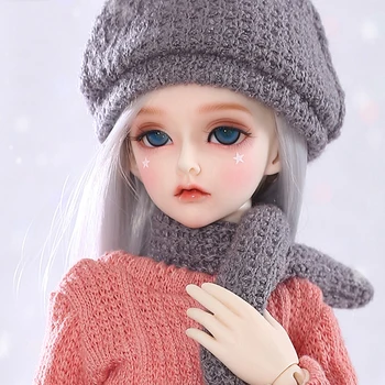 

40cm 1/4 BJD Dolls Female Ball Joints Doll Full Costume Set With Makeup And Eyes Educational Toy Gift For Kid Adult - Rendia D