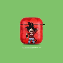 Японский модный бренд, камуфляжные чехлы для наушников Dragon Ball Son Goku для Apple Airpods 1/2, милый мультяшный силиконовый чехол для наушников