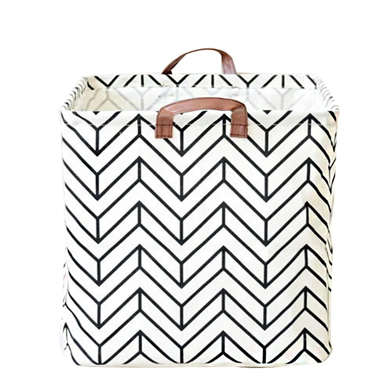 

Foldable Laundry Basket Baby Toys Basket Fabirc Basket for Dirty Clothes Rangement Home Organizer Laundry Hampe