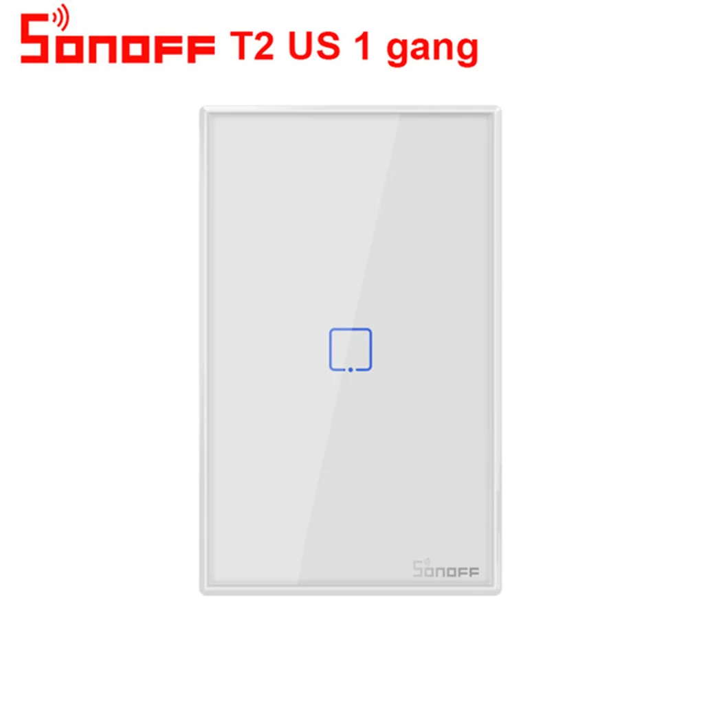 Новое поступление SONOFF T0US TX серии Wifi Настенные переключатели Беспроводное управление приложением умный настенный выключатель света стандарт США
