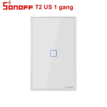Новое поступление SONOFF T0US TX серии Wifi Настенные переключатели Беспроводное управление приложением умный настенный выключатель света стандарт США Новое поступление SONOFF T0US TX серии Wifi Настенные переключатели Беспроводное управление приложением умный настенный выключатель света стандарт США