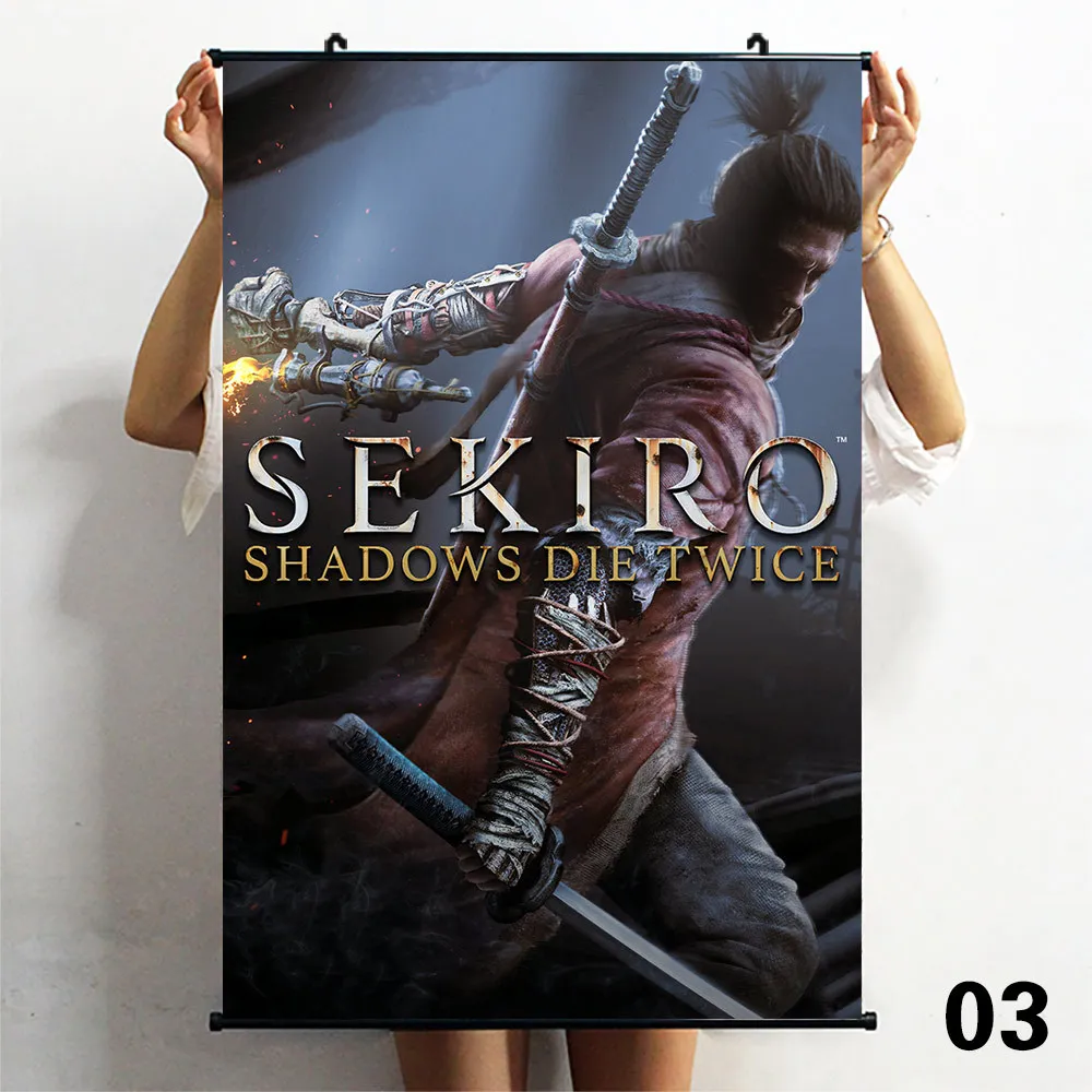 Style 3 SEKIRO Hidetaka Miyazaki винтажная Классическая игра крафт-бумага плакат живопись наклейки на стену подвесные картины настенные холст - Цвет: Style 3