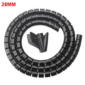 

2m Durable Cover Home Office For Computer TV Organizer Easy Wrap Wire Management Storage Tube Protector Tidy PE Cable Sleeve