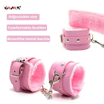 Adult Games BDSM Bondage Gear Accessories Handcuffs Sex Toys for Couples Night Party Role Play Erotic Sexy Set Gear Equipment 4