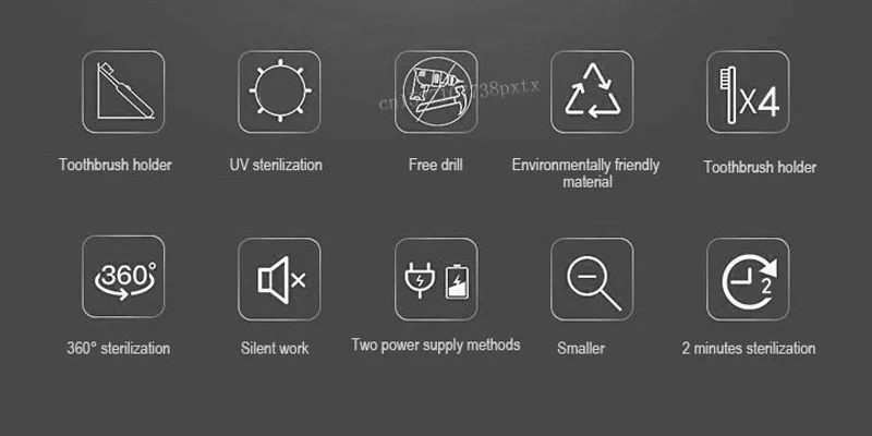 Xiaomi JJJ ультрафиолетовая зубная щетка стерилизация дезинфектор подходит для SO WHITE Oclean Dr Bei всех типов зубных щеток