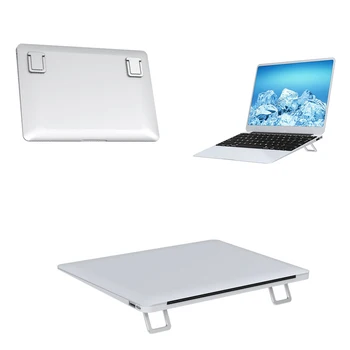 

Upgrade Mini Portable Laptop Stand Invisible Foldable Holder Cooling Tablet Bracket Table Desk Stand Support For Macbook Pro Air