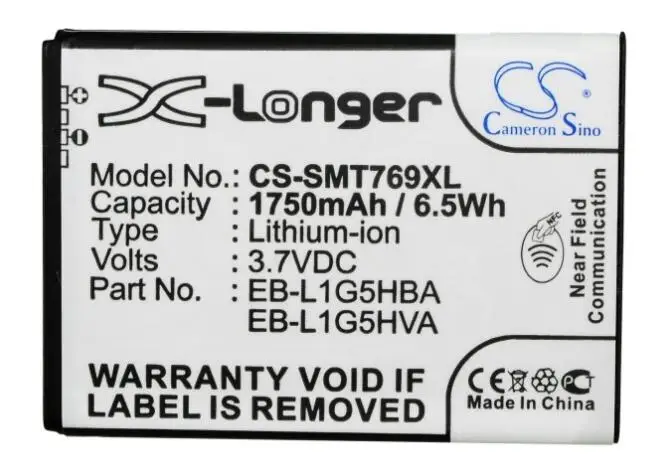 Cameron sino 1750 мА/ч, батарея для AT&T Galaxy Express 4G SGH-I577 EB-L1G5HBA EB-L1G5HBABXAR EB-L1G5HVA для SAMSUNG SGH-i577
