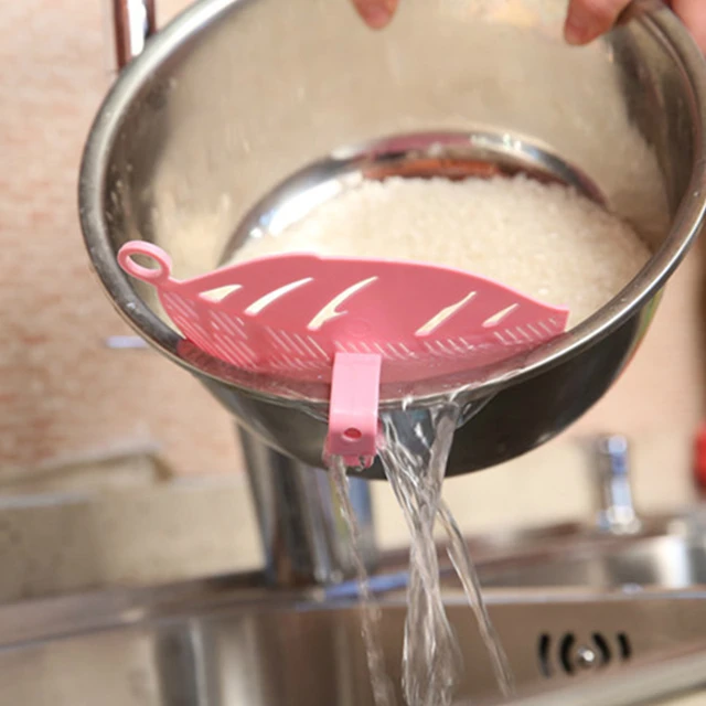 1pc, Passoire, Passoire En Silicone, Passoire De Cuisine, Égouttoir À Main,  Filtre De Lavage De Fruits Pour Nouilles Pâtes Légumes, Passoires  Alimentaires, Passoire Avec Clip, Ustensiles De Cuisine