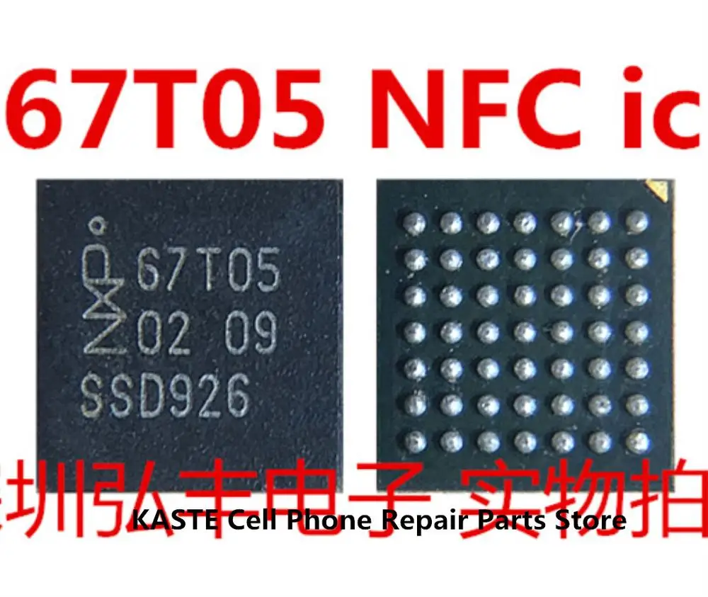 67T05 для Samsug S7 Edge NFC IC беспроводной чип 10 шт. | Мобильные телефоны и аксессуары