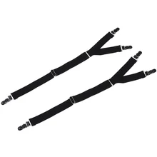 Практичная новая рубашка остается пояс с резинками подтяжки эластичная рубашка держатель Регулируемый носок подтяжки